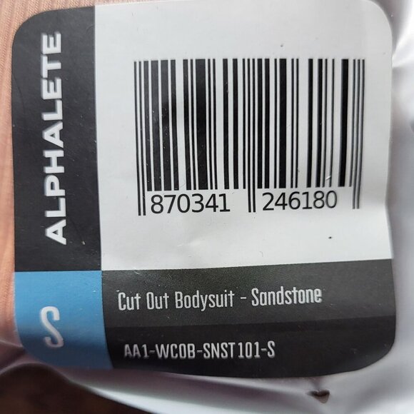 Alphalete Monarch Collection Women's Cut Out Sandstone Bodysuit Size S - Picture 5 of 9